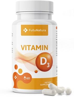 FutuNatura Vitamina D3, 2000 UI - sistemul imunitar, 60 de capsule