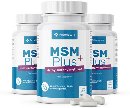 FutuNatura 3x MSM Plus 1000 mg, total 540 de comprimate