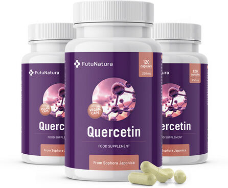 FutuNatura 3x Quercetin 250 mg, total 360 de capsule