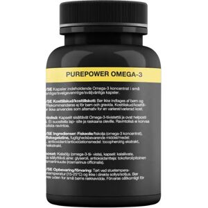 Purepower Omega-3 Fiskoljekapslar 150 St. - Kosttilskud