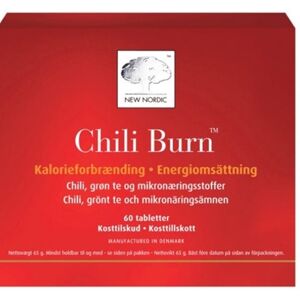 New Nordic Chili Burn 60 tabletter