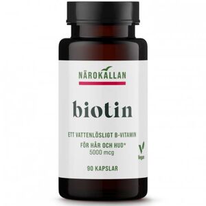 Närokällan Biotin 5000 mcg 90 kapslar