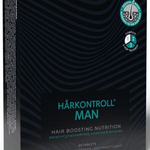 Hårkontroll Man Hair Boosting Nutrition 60 st