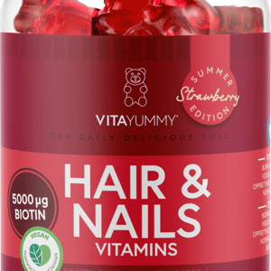 VitaYummy Hair & Nails Strawberry Summer Edition 60 gummies