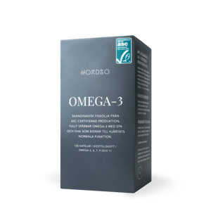 Nordbo Omega-3 ASC 120 kapslar