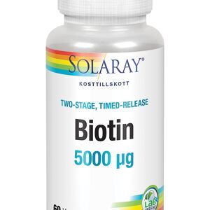 Solaray Biotin 60 kapslar