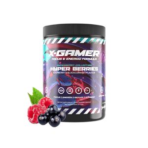 X-Gamer 600g X-Tubz Hyper Berries - 60 Portioner