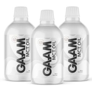 3 X Gaam Mct Oil 500 Ml