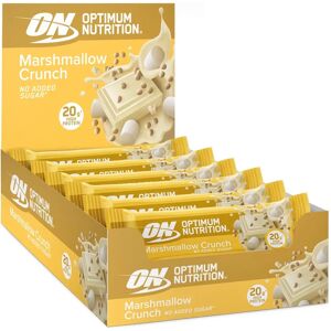 10 X Optimum Nutrition Protein Bar 65 G Marshmallow Crunch