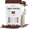 Menufit Whey Protein Powder 500g, Protein Powder for Muscle Building, Water Soluble Protein Powder from Whey Protein. (choklad)