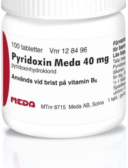 Pyridoxin Meda, tablett 40 mg 100 st