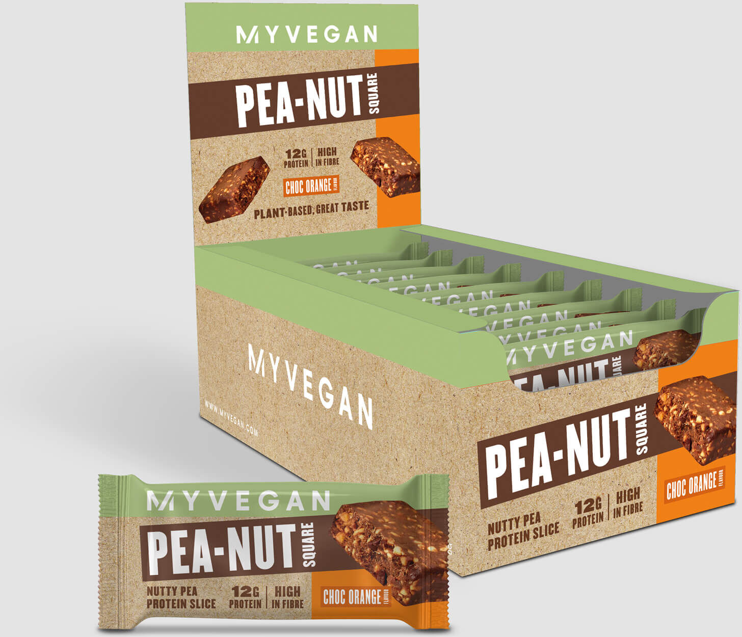 Myprotein Pea-Nut Square - Choc Orange