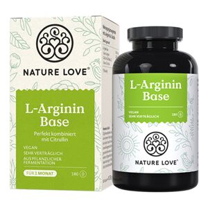 Nature Love L-arginín, 180 kapsúl