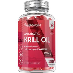 WeightWorld Krillový olej, 120 mäkkých kapsúl