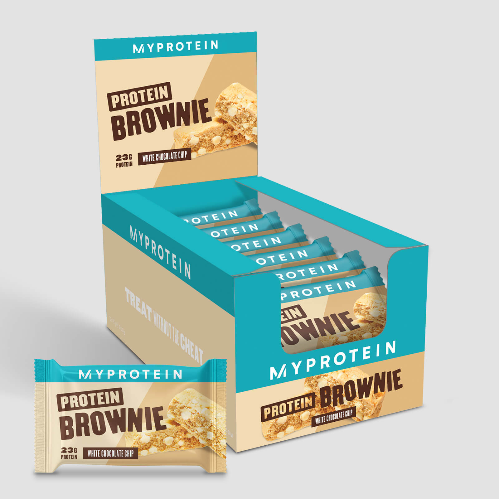 Myprotein Proteínový Brownie - White Chocolate