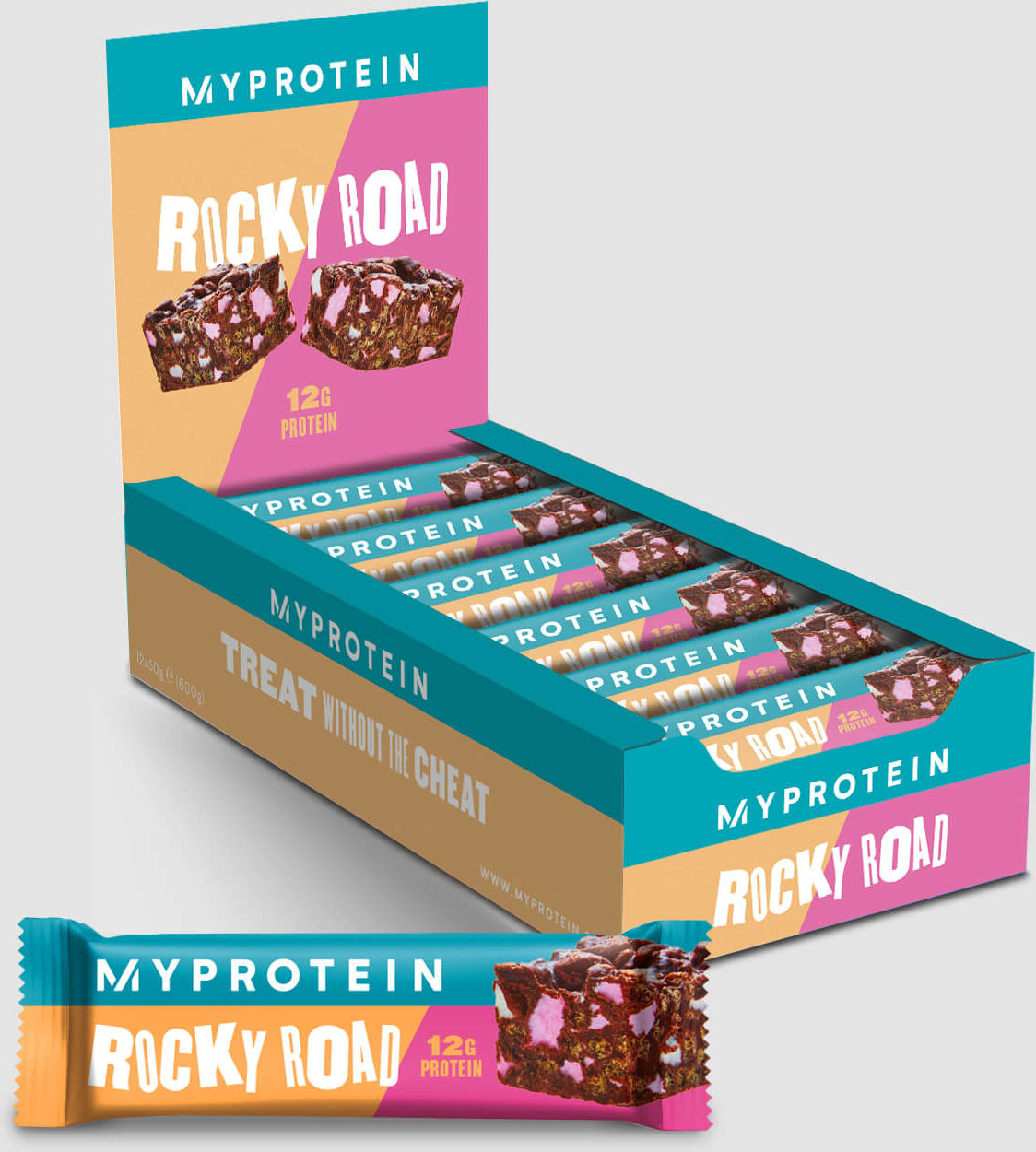 Myprotein Proteínová Rocky Road Tyčinka - Čokoláda