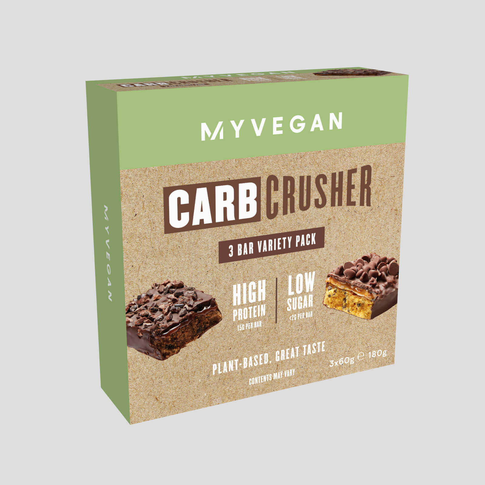 Myvegan Tyčinka Vegan Carb Crusher (3 kusy v balení)
