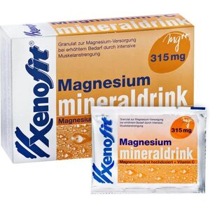 XENOFIT Magnesium + Vitamin C C Drink Powder Orange 20 bags, Power drink, Sports food