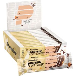 POWERBAR Protein Soft Layer Riege Vanilla Toffee 12 Bars per Box Bar, Sports food