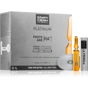 MartiDerm Platinum Photo Age HA+ anti-ageing serum in ampoules with vitamin C 10x2 ml