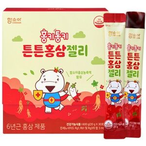 K-POP Star (Korean red ginseng) Ham Soa Hongki Tongki Strong Red Ginseng Jelly for Toddlers (30ea)