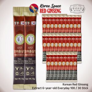 KOREA SPACE OUTLET [Poongnyeonbogam] Poongnyeonbogam Korean Red Ginseng Extract 6-year-old Everyday 30/100 sticks