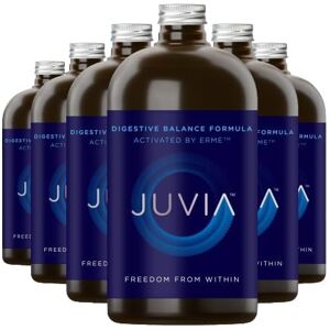 JUVIA Digestive Enzyme Supplement - Aids Gut Health, Over 15 Digestive Enzymes and B12 to Aid Digestive Health Immunity Metabolism, Energy, Bloating Relief, 180 Servings 90 Day Supply, x6 450g Bottles