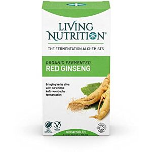 Living Nutrition Organic Fermented Red Ginseng (60 Caps)