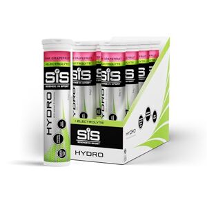 Science In Sport Hydro Hydration Tablets, Gluten-Free, Zero Sugar, Pink Grapefruit Flavour Plus Electrolytes, 20 Effervescent Tablets per Bottle (8 Bottles)