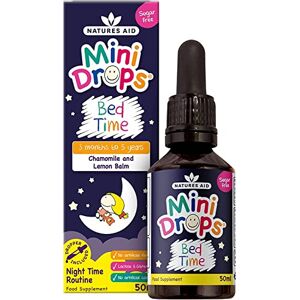 Natures Aid Bed Time Mini Drops for Children 3 Months - 5 Years, 50ml