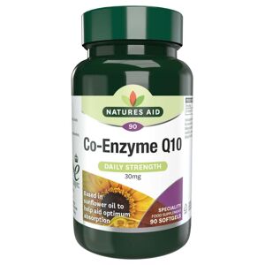 Natures Aid Co-Enzyme Q10 - 90 x 30mg Softgels