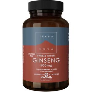 TERRANOVA Chinese Red Ginseng - 500mg -100 Vegicaps