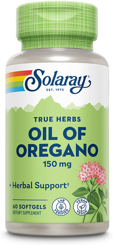 Photos - Vitamins & Minerals Solaray Oil Of Oregano 150 mg - 60 pearls 