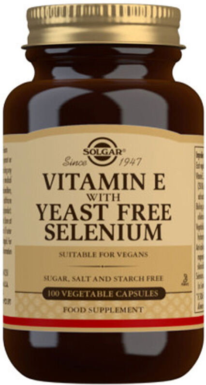 Solgar Vitamin E With Selenium 100 Vcaps