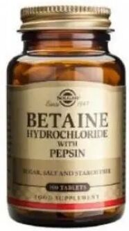 Solgar Betaine Hydrochloride With Pepsin Capsules x100