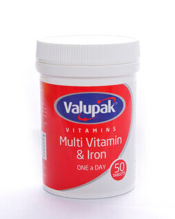Multi Vitamin & Iron - 50 Tablets