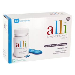 Alli (Orlistat) Weight Loss Capsules - 84 x 60mg