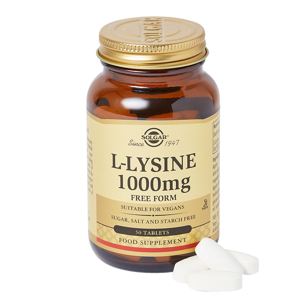 Solgar LLysine 1000 mg Tablets 50caps