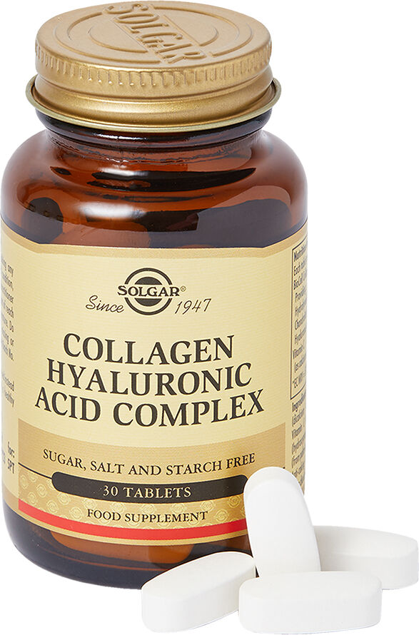 Solgar Collagen Hyaluronic Acid Complex Tablets 30caps