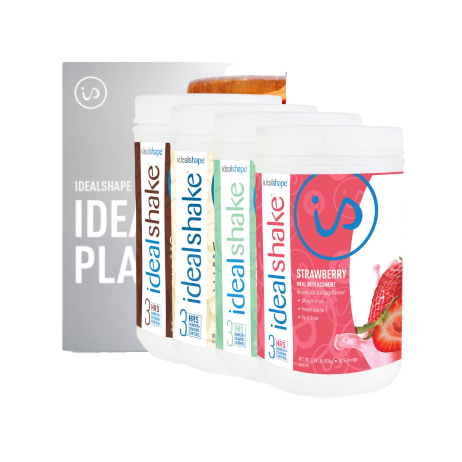 IdealShape 4 Meal Replacement Shake Tubs + Ebooks - Child