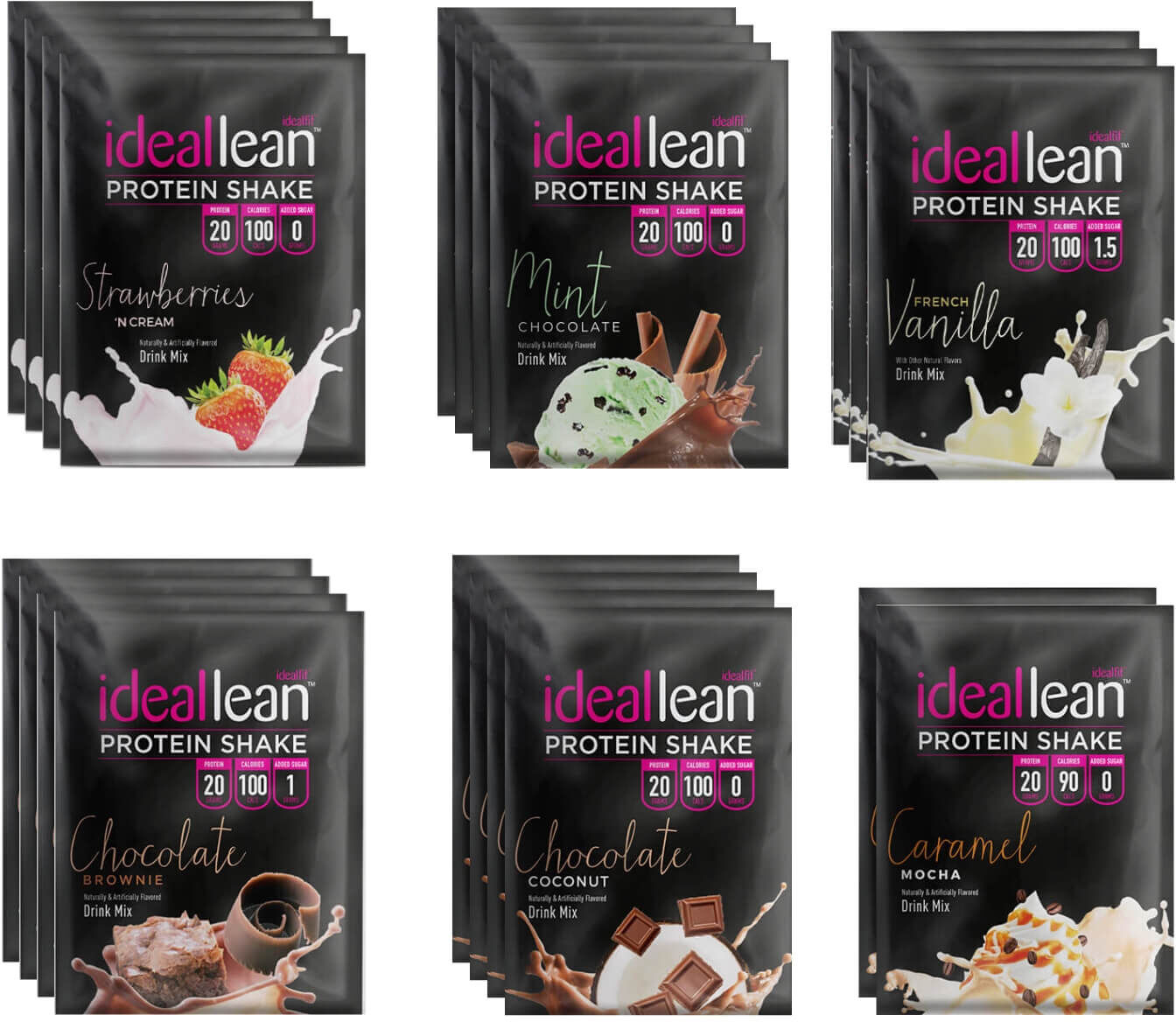 IdealFit Protein Variety Pack (21 Count)