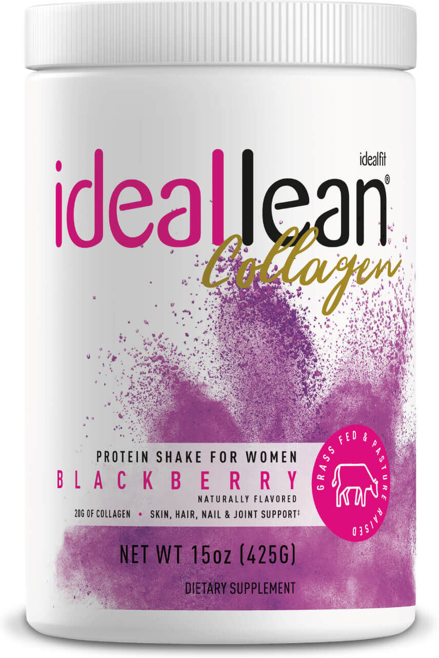 IdealFit IdealLean Collagen Protein - Blackberry - 20 Servings