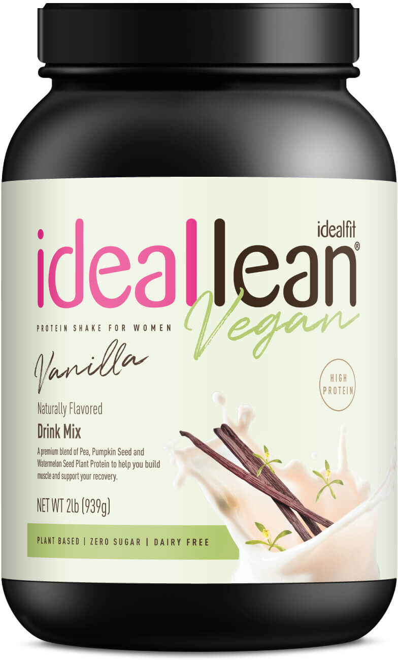 IdealFit IdealLean Vegan Protein - 30 Servings - Vanilla