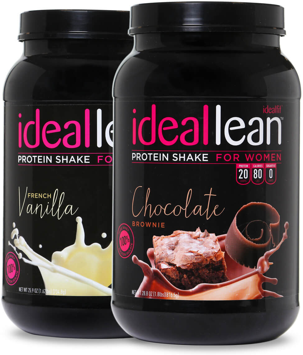 IdealFit IdealLean Protein 2 Tubs - 60 Servings - Child