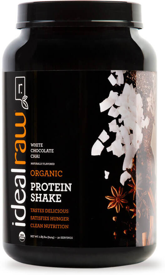 IdealRaw Organic Plant Protein - White Chocolate Chai - 30 Servings