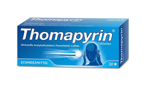 Thomapyrin® bei Kopfschmerzen und Migräne 30 St Tabletten