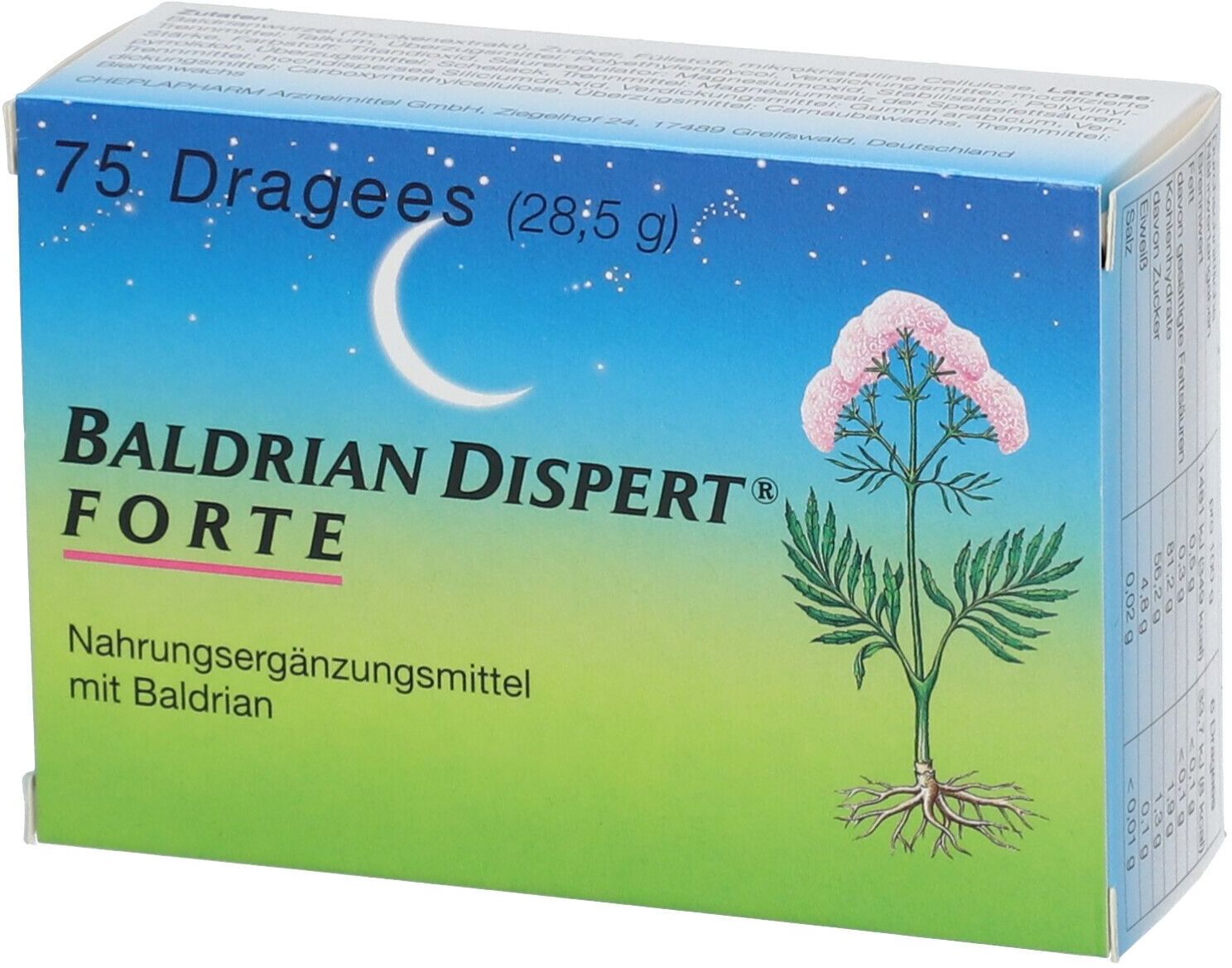 Baldrian Dispert® Forte 75 St Dragees