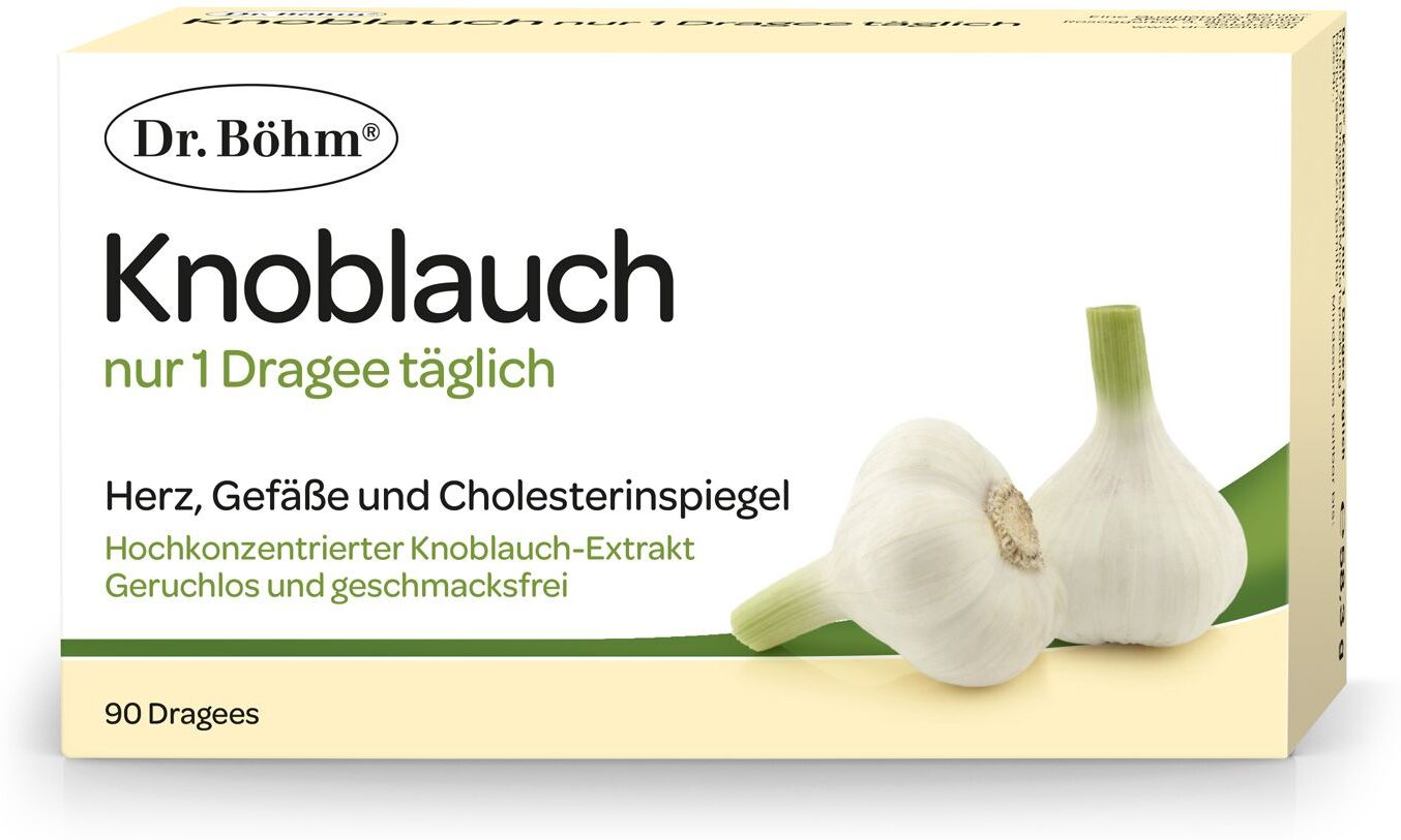 Dr. Böhm® Knoblauch nur 1 Dragee täglich 90 St Dragees