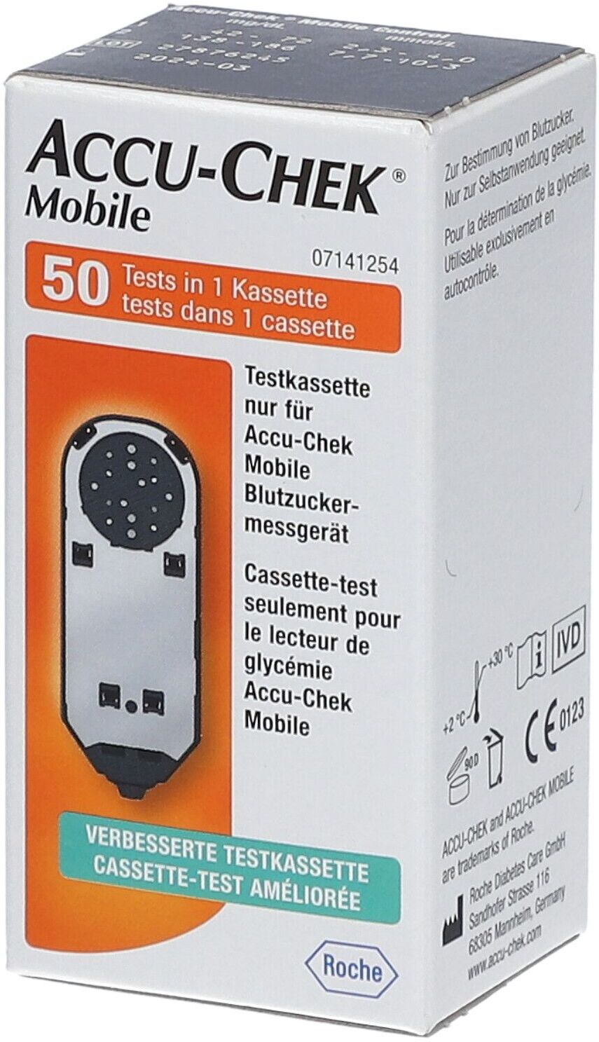 Accu-Chek® Mobile Testkassette 50 St Teststreifen