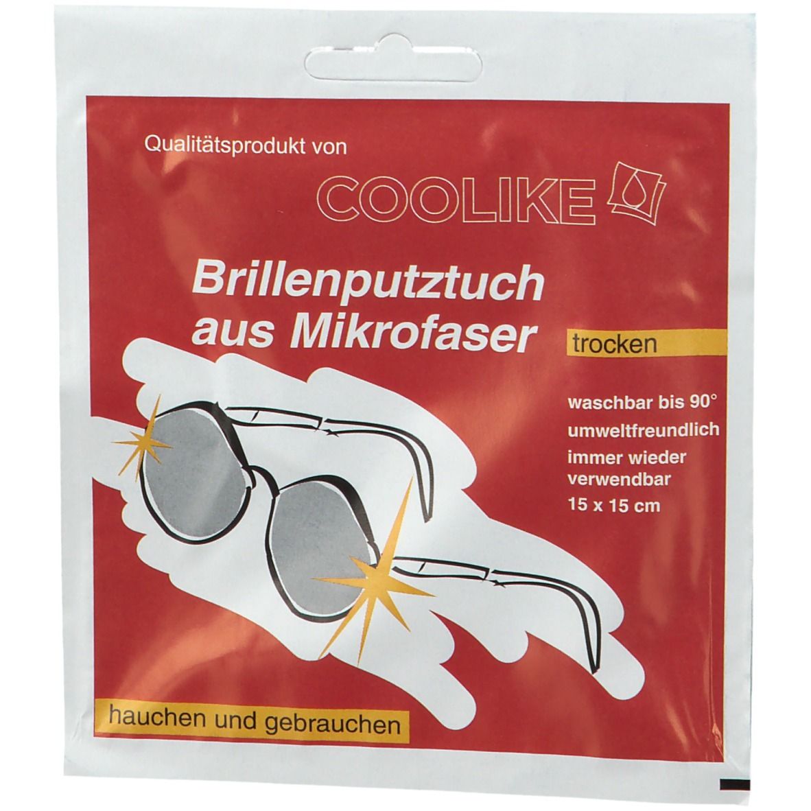 Coolike® Brillenputztuecher Microfaser 1 St Tücher